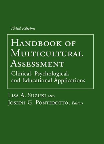 Cover of Handbook of Multicultural Assessment: Clinical, Psychological, and Educational Applications
