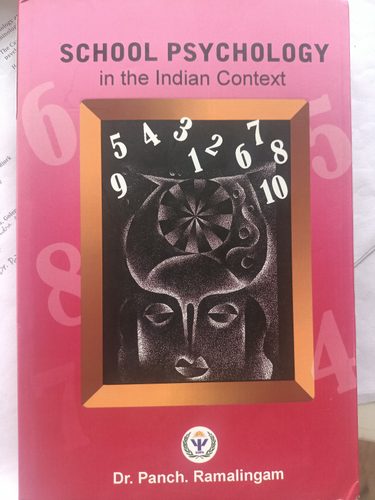 Cover of School Psychology in the Indian Context