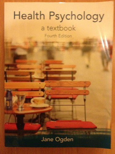 Cover of Health Psychology: a textbook
