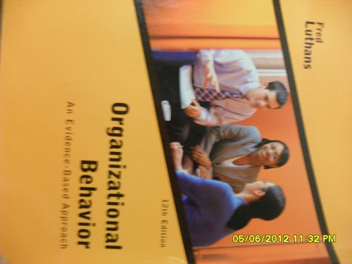 Cover of Organizational Behavior