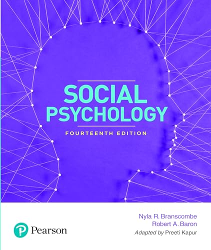 Cover of Social Psychology 14Th Edition