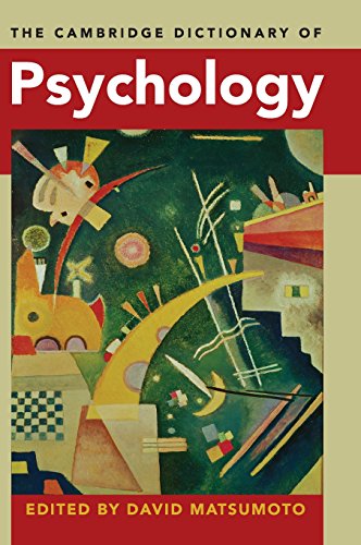Cover of The Cambridge Dictionary of Psychology