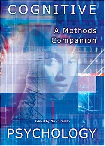 Cover of Cognitive Psychology: A Methods Companion