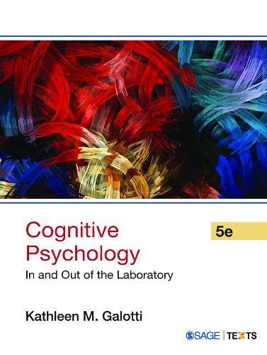 Cover of Cognitive Psychology: In and Out of the Laboratory