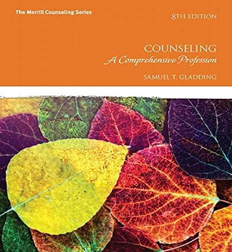 Cover of Counseling: A Comprehensive Profession (Merrill Counseling)